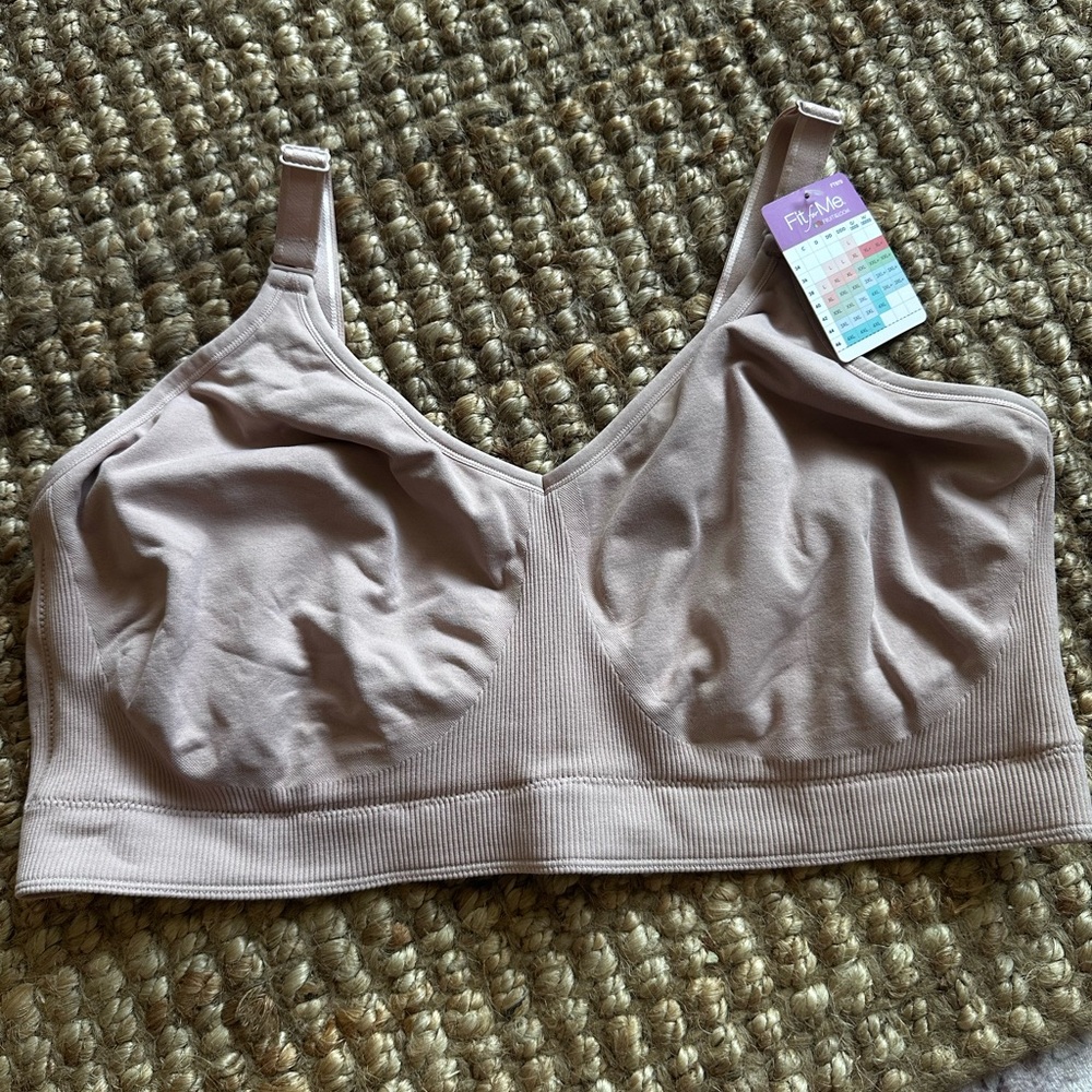 Fruit of the Loom Fit For Me bra size 4XL NWT FT979 Rose